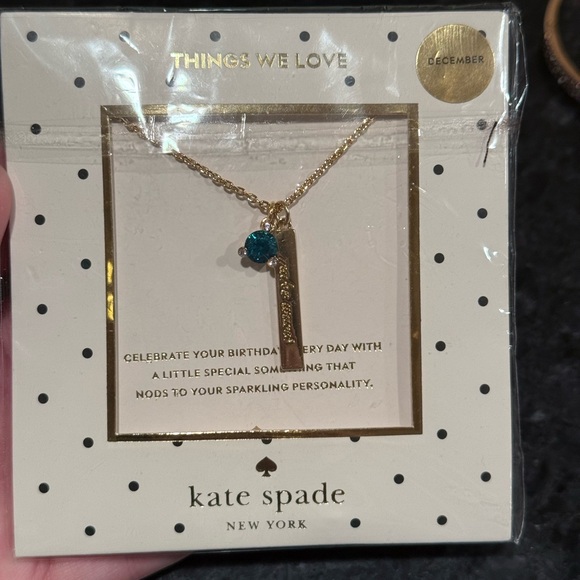 Kate Spade Born to Be December Necklace - Picture 2 of 4